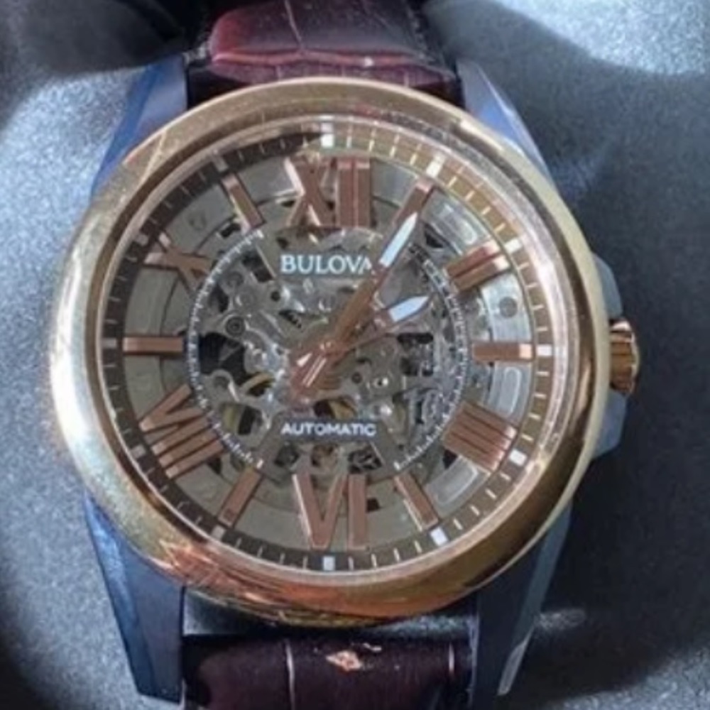 Bulova skeleton automatic Sutton